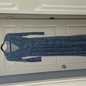 **3 for 10** Paisley long sleeve maxi dress